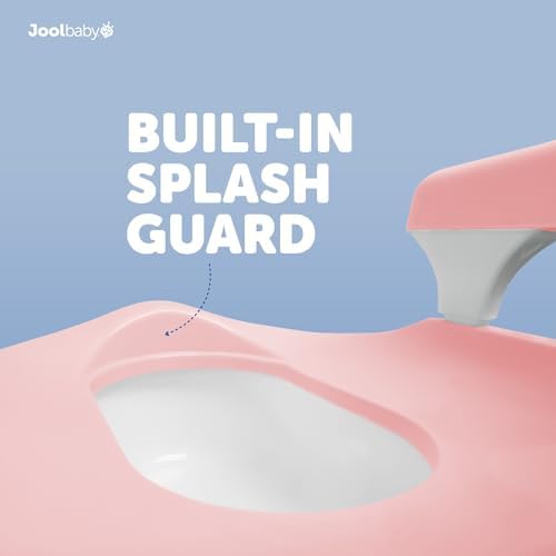Child Potty Training Chair for Girls, Handles & Splash Guard - Comfortable Seat for Toddler - Jool Baby (Pink) - 4
