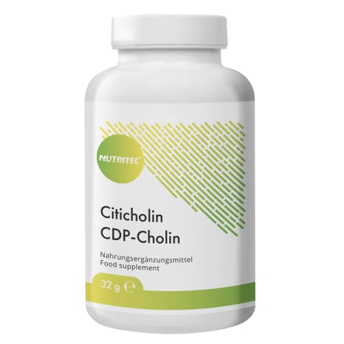 Nutritec CDP-Choline 60 gélules Complément alimentaire avec 250mg...