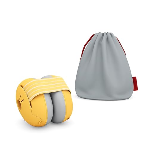 Image of PAPAL Baby Ear Muffs - Hearing Protection for Infants & Toddlers (0-3 Years), Adjustable & Soft, 25 dB Noise Cancelling - Sleep Better, Travel Easier