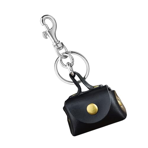 Portable Coin Holder And Keychain Combo Crafted From Sturdy PU Leather Ideal For Students Commuters And Travelers