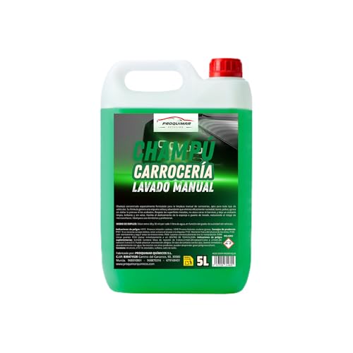 Champú para Carrocerías 5 Litros – Lavado Manual – Alto Poder de Limpieza – Apto para Todo Tipo de Vehículos – No Daña la Pintura ni Vinilos – Formato Ahorro