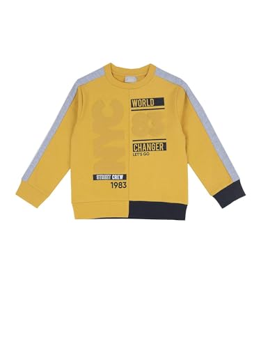 Chicco sweat enfant jaune haut de gamme avec finitions soignées 0906953800000