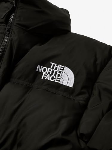 THE NORTH FACE Short Nuptse Jacket ブラック/ロックスバリーピンク XL