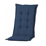 Nordje Hochlehner-Auflagen Comfort Gartenmöbel-Auflage 123x50x8cm (Blau)