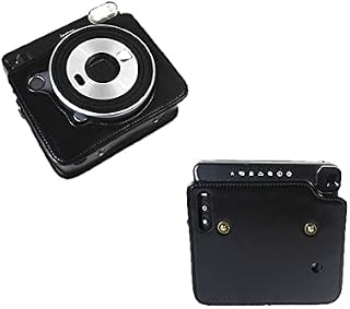 Retro Camera Case Bag Black PU Leather Protective Cover Case for Fujifilm Instax Square SQ6 Instant Film Camera