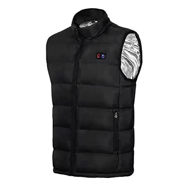 Verwarmd vest Unisex warmteniveau Verwarmd vest Winterjas 3 warmteniveaus Warm gilet Power Bank Verwarmde jas voor buiten wandelen Jagen