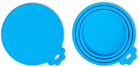 SACRONS Can Covers Universal Silicone Can Lids for Pet Food Cans Fits Most Standard Size Dog and Cat Can Tops BPA Free