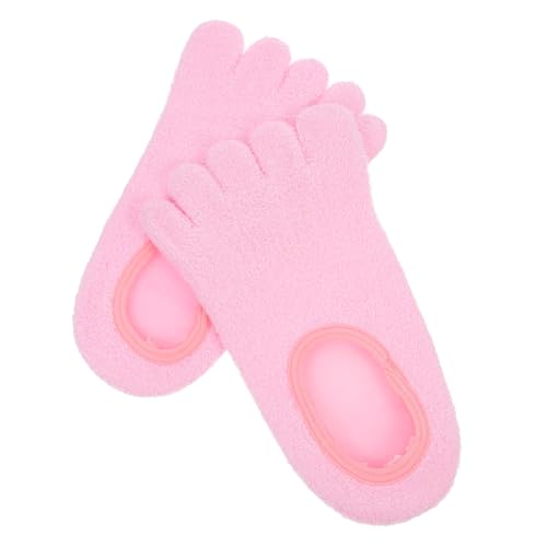 BESTYASH Calcetines Hidratantes de Spa para Pies con Aceite Esencial de Calcetines Reutilizables para Cuidado y Económicos Perfectos para Pies Agrietados y Secos