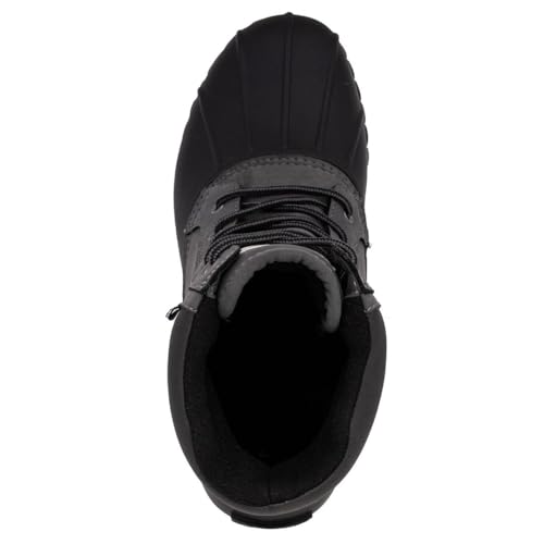 Image of Nautica Men's Duck Boots Waterproof Shell Insulated Snow and Rain Boot Lace-Up Winter Shoe Channing, Extended Sizes 7-16