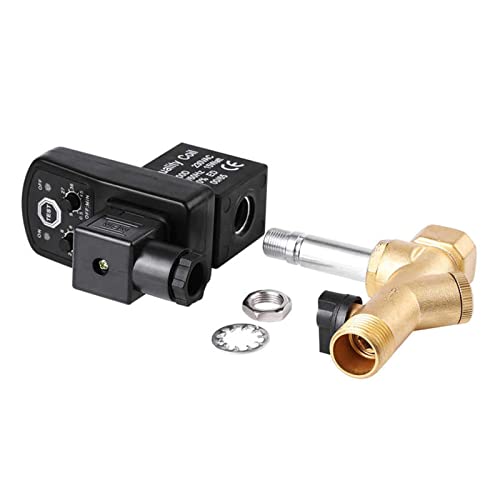 Válvula de drenaje electrónico G1/2 DN15 programable temporizada para aire comprimido AC 230V 3