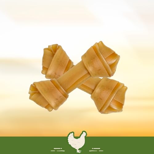 SmartBones Kauknochen Medium - Kausnack mit Huhn für mittelgroße Hunde, Knochen mit weicher Textur, ohne Rohhaut, 2 Stück