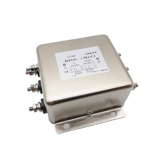 Filtro inversor de 10A HT531-10-M4-C3 trifásico con chasis metálico blindado