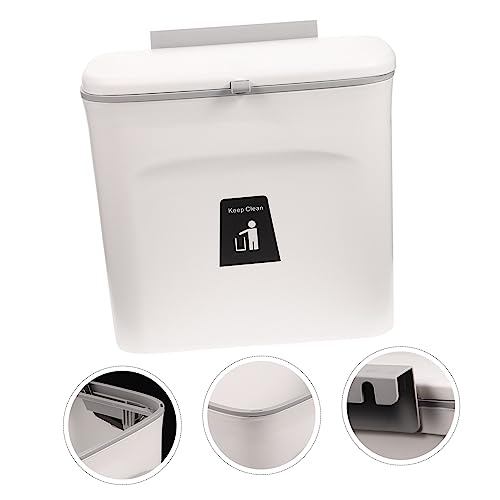 Caneca de basura rectangular para colgar en pared miniatura 3