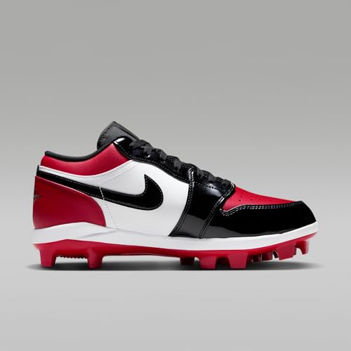 Jordan 1 Retro MCS Low Men's Baseball Cleats (Gym Red/White/Black) Size 9.5 - image 4