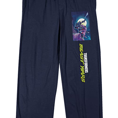 Transformers Beast Wars Optimus Primal T-Rex Men's Navy Sleep Pajama Pants2