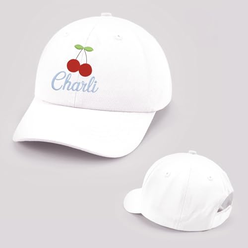 Image of Personalized Baby Infant Baseball Cap Custom Boys Girls Embroidered Sun Hat Custom Trucker Hats for Toddler Kids
