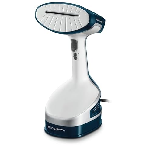Rowenta Handheld Steamer for Clothes, X-Cel, 1600 Watts, 40-Second Fast Heat-Up, Powerful Continuous or On Demand Steam, 1600 Watts, Portable Clothes Steamer, Travel Must Have, Navy Blue, DR8120 Cover