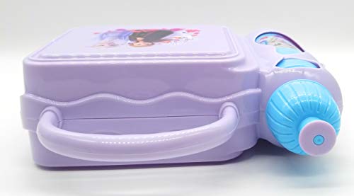 Disney Lancheira de garrafa de água Frozen 2, 14,7 cm x 7,4 cm x 13,5 cm Roxa, Multicolorida