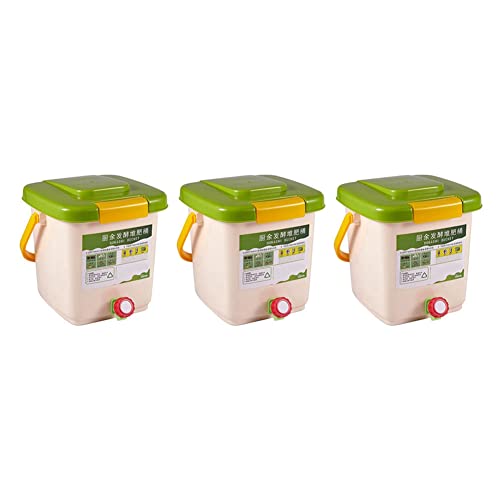Compostador aireado de 12L triple pack con flujo de aire para reciclar sin malos olores 2
