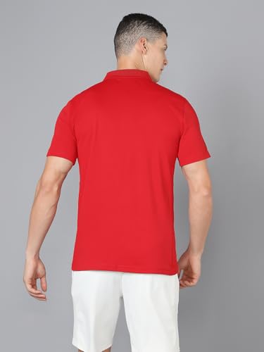 Image of TECHNOSPORT Men's Half Sleeve Polo T-Shirt Techno Dry Slim Fit