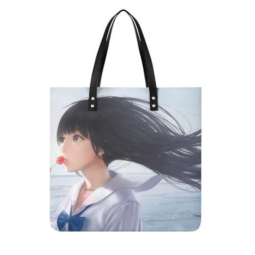 Sac à bandoulière polyvalent avec sucette : grand tote bag shopper pour femmes