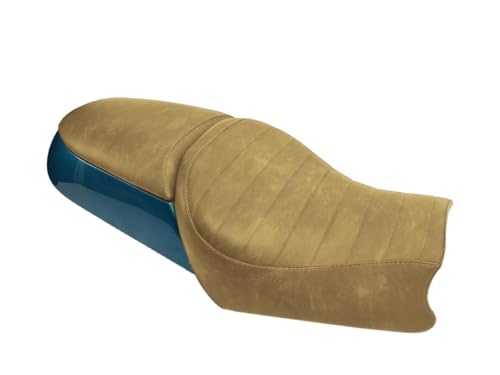 Housse de selle Suzuki TU 250 X marron clair finition premium