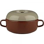 Marimekko – Marimekko Oiva Bowl with a lid 5 dl - Terra, Reddish Brown