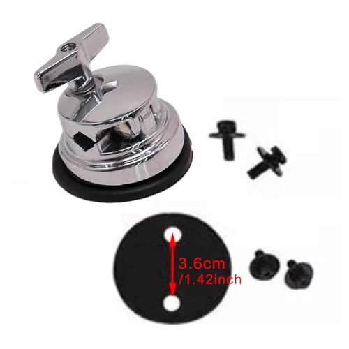 Support de jambe tom batterie en métal rigide, accessoire de fixation pour percussion - 2