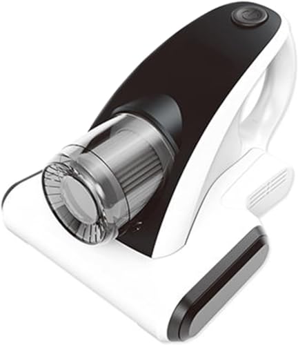 YHNNH Aspirateur Anti-acariens sans Fil, Nettoyeur de lit, 2000 mAh, UV, Machine Nettoyage, Chargement USB, stérilisation(White)