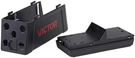 Victor No Touch, No See Upgraded Electronic Rat Trap - Electric Rat Trap that Works for Effective Indoor Pest Control #M241, BLACK