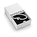 Pandora Moments Pulsera de plata de ley con tachuelas y cierre de corazón, 20