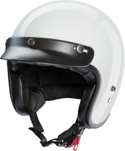 Universally applicable Redbike RB-720 Basic Casco Jet, bianco, S (55/56)