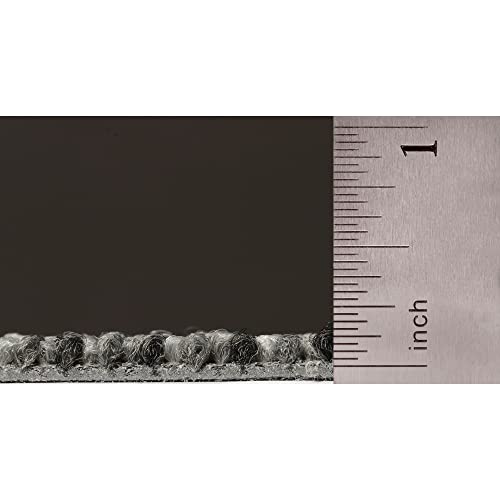 Image of Mohawk Basics 24 inch x 24 inch Berber (Loop pile), 0.09 inch Pile Height, Carpet Tile, PET Fiber, Slate Color, (24 Tiles), (96 sqft /carton)