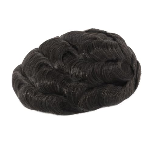 Postiche pour homme cheveux clairsemés dark brown 7x9 - 4