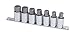 Titan Tools 16157 Metric Large Hex Bit Socket Set, 7 Piece