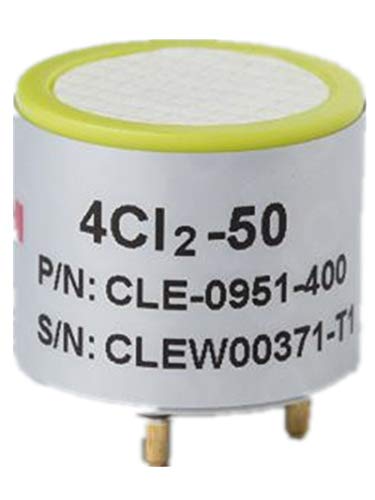 4-CL2-50 Chlorine Cl2 SS Gas Sensor, 0-50ppm CLE-0951-400