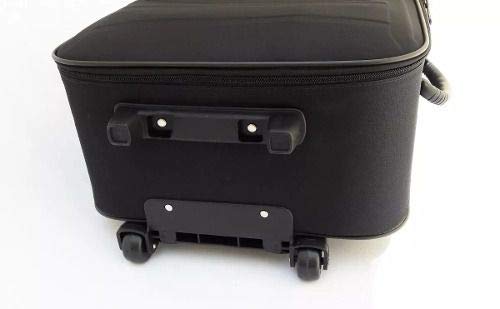 Mala Viagem Bordo Mão Pequena Paiva 2 Rodinhas Medidas ANAC 55x35x25cm (Preto)