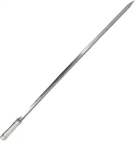 Espeto Espada Inox 80cm Cabo Revestido Alumínio - Churrasco