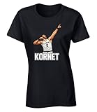 San Antonio Luke Kornet Celebration Logo Shirt Women's T-Shirt Adult Small Black