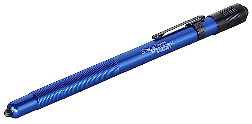 Streamlight 65050 Stylus 11-Lumen White LED Pen Light for Medical, Inspection, and Everyday Use with 3 AAAA Alkaline Batteries, Blue