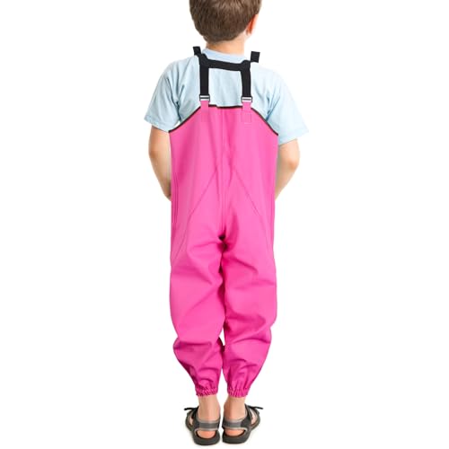 Luwint Kids Waterproof Rain Pants Lightweight Waders Outdoor Rain Bib Dirty Proof Trousers Snow Pants Boy Girl Fishing Wader2
