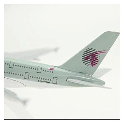 Juego de hobby y juguete coleccionable Airbus A380 de metal como regalo para pilotos 2