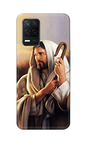 Image of PRINTFIDAA Catholic Image of Jesus Christ from Slovakia Hard Back Cover for Realme 8 5G / Realme Narzo 30 5G / Realme 8S 5G / Realme V13 5G Back Cover -(P6) KAT1003