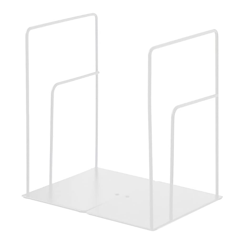 Buchstützen Strapazierfähige schwarze dekorative Buchstützen aus Metall, Metall-Buchstützen for Regalteiler, rutschfester Bücherregalhalter, Buchstütze, unterstützt Buchstopper for Bücherwürmer ( Colo