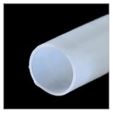 Tubo flessibile in silicone bianco da 15 mm a 60 mm di diametro grande per trasferimento di liquidi, tubo morbido per pompaggio e applicazioni versatili.