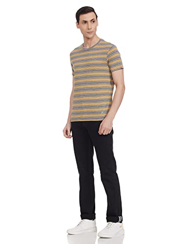 Image of Jockey 2717 Men's Super Combed Cotton Rich Striped Round Neck Half Sleeve Regular Fit T-Shirt