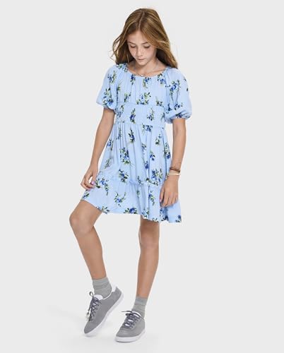 Image of The Children's Place girls Floral Smocked Babydoll Dress
