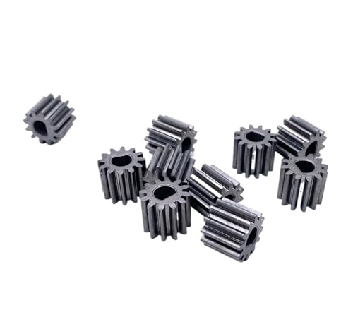 Bevel Gear Pinion Hardware Mechanical 10pcs 1M 12T 6MM D Hole Spur Metal Gear DIY Motor Model