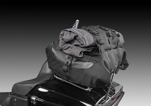 Alforja CIRO El Sandoval Bag, Negro, 30" x 6" x 9", Nailon balístico, 40 litros, Cremallera, Correas de sujeción miniatura 6