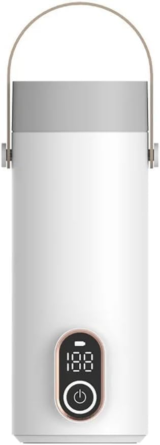 Bouilloire électrique sans fil portable rechargeable avec contrôle température
